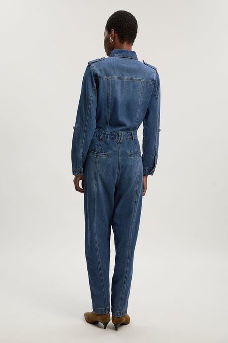 Denim Boiler Jumpsuit - Image 3