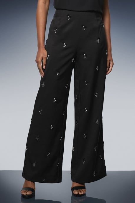 Embroidered Embellished Trousers - Image 2