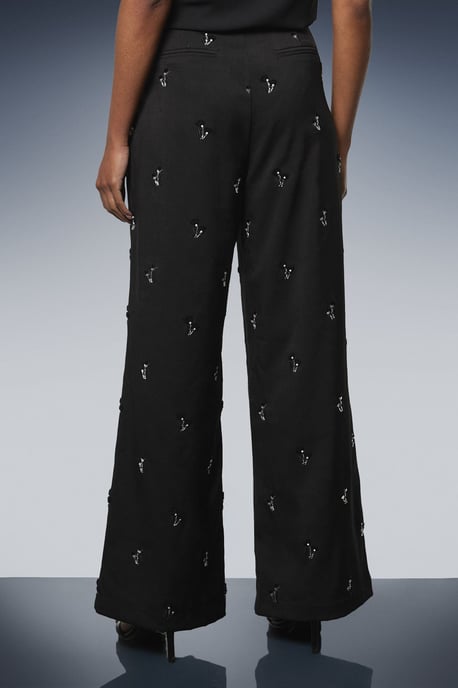 Embroidered Embellished Trousers - Image 3