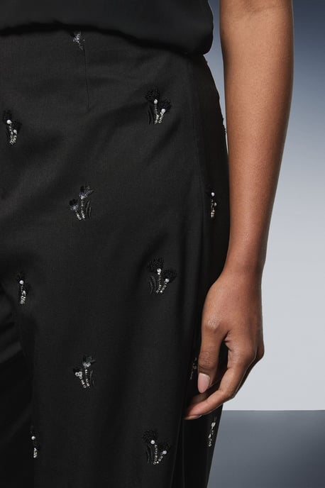 Embroidered Embellished Trousers - Image 4