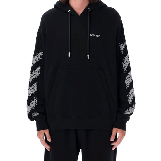 Off-White Pixel Diag Skate Hooded Sweatshirt - Image 2