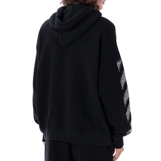 Off-White Pixel Diag Skate Hooded Sweatshirt - Image 3