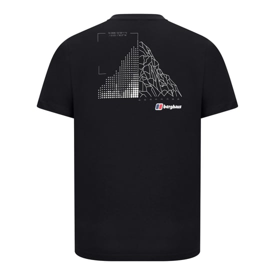 2 Pack Berghaus Men's Short Sleeve Mount Diagram Tee Black/White - Image 4