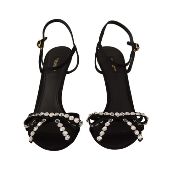 Crystalembellished Sandals Anklestrap High Heels - Image 3