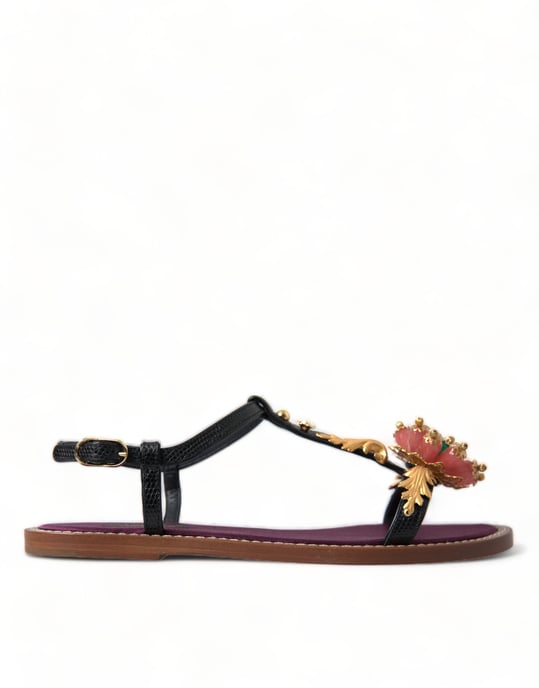 Blommig Dekorerad Sandal Modell La10367 - Image 1