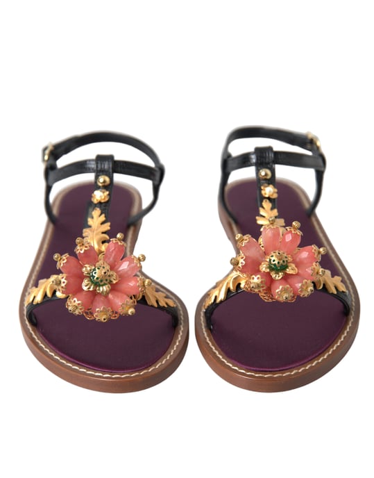 Blommig Dekorerad Sandal Modell La10367 - Image 2