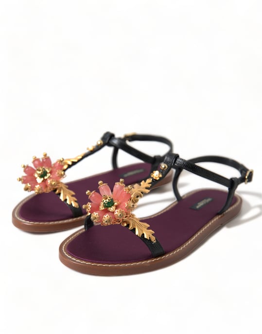Blommig Dekorerad Sandal Modell La10367 - Image 3