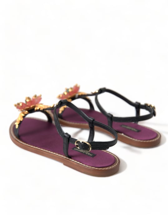 Blommig Dekorerad Sandal Modell La10367 - Image 4