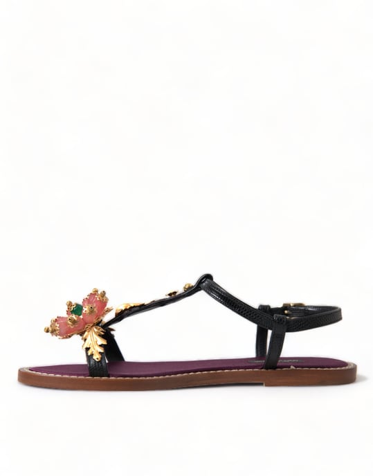 Blommig Dekorerad Sandal Modell La10367 - Image 5