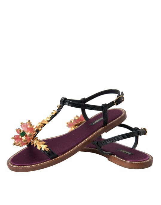 Blommig Dekorerad Sandal Modell La10367 - Image 6