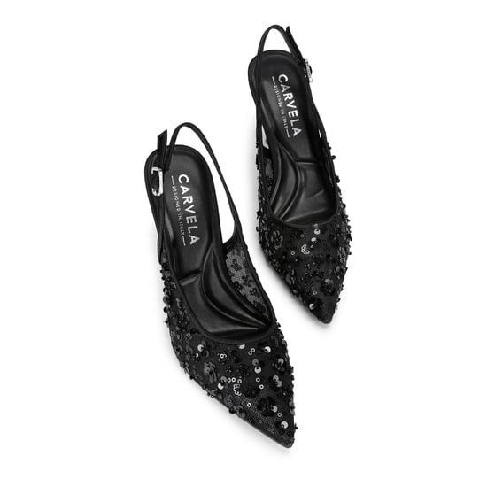Carvela  Positano Sequin Slingback Heels - Image 2