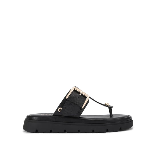 Carvela Leather Pavilion T Bar Mule Mules - Image 1