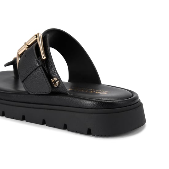 Carvela Leather Pavilion T Bar Mule Mules - Image 3