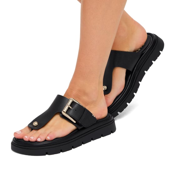 Carvela Leather Pavilion T Bar Mule Mules - Image 5