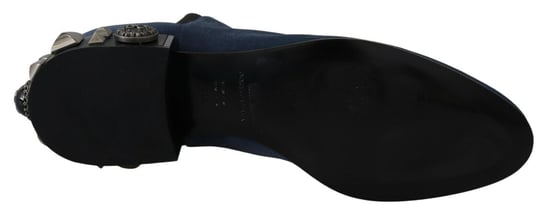 Suède Enkellaarsjes met Studs.Detail - Image 3