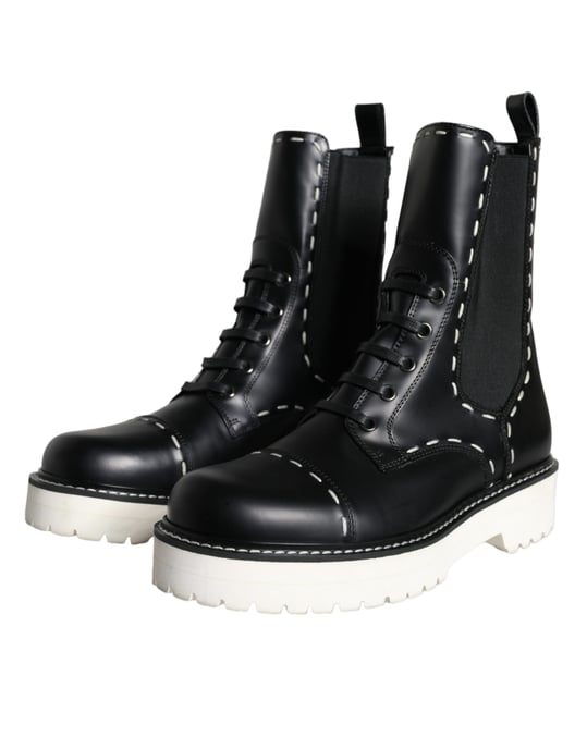 Leren Veterschoenen Dg0123 - Image 3
