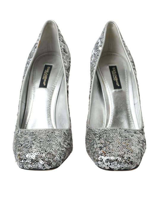 Pailletten Pumps met Sieraden Detail - Image 2