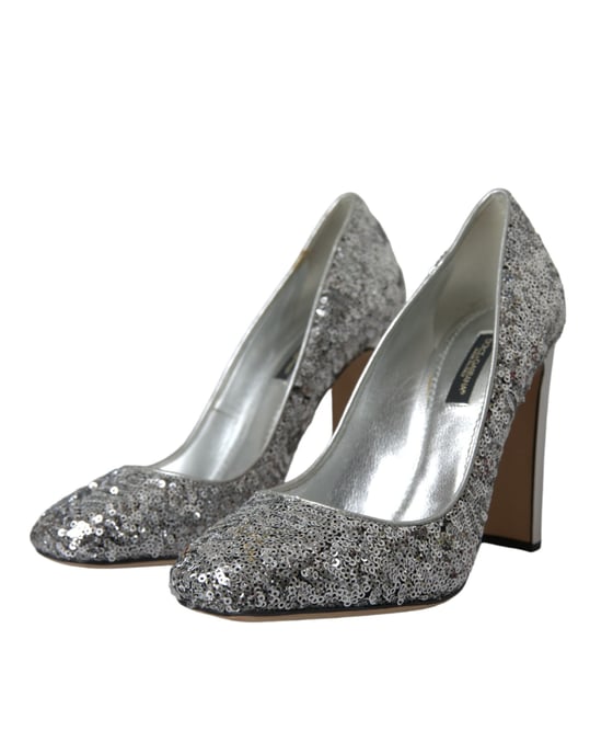 Pailletten Pumps met Sieraden Detail - Image 3