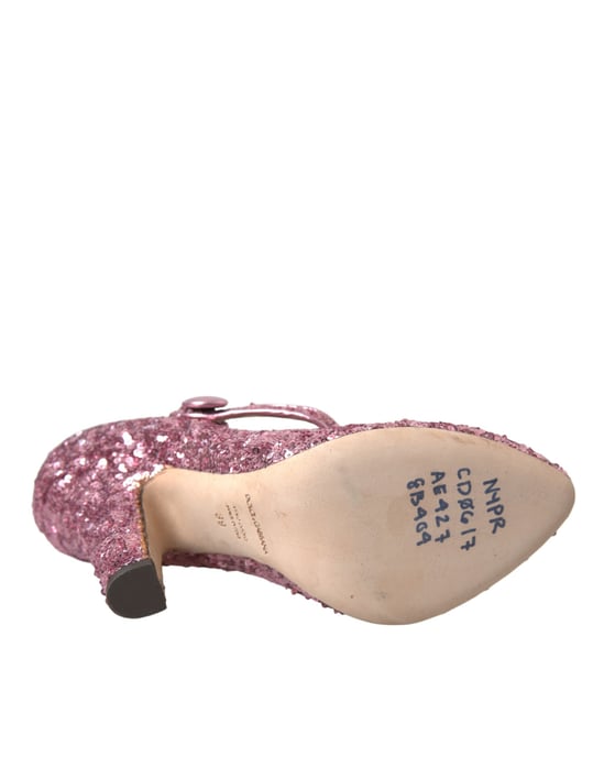 Sequin Mary Jane Pumps - Image 6