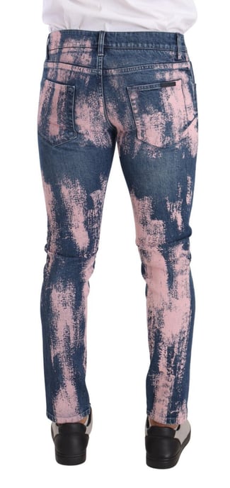 Färgsplatter Slim Jeans - Image 3