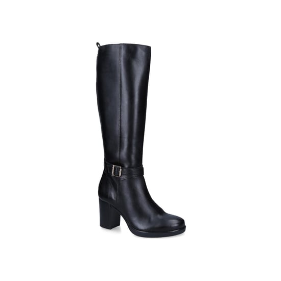 Carvela Leather Silver Knee Wide Fit Boots - Image 2