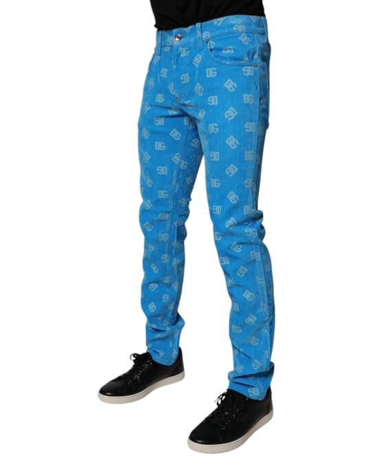 Rechtemodel Logo Print Jeans - Image 3
