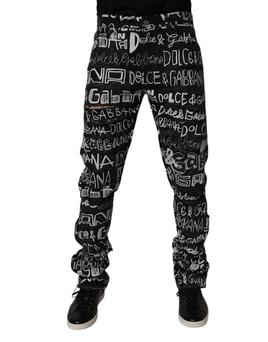 Dolce Gabbana Graffiti Spijkerbroek - Image 1