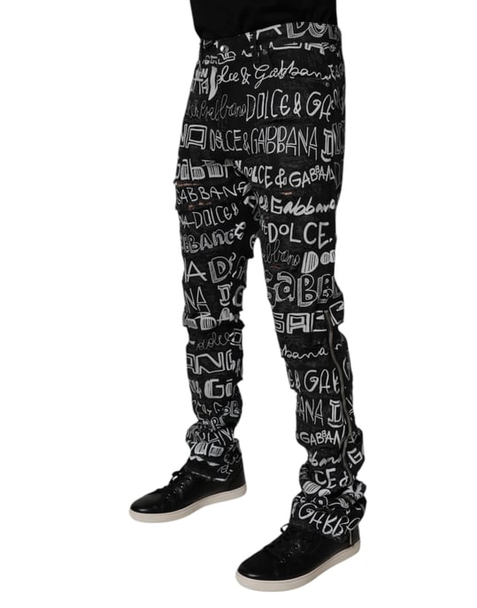 Dolce Gabbana Graffiti Spijkerbroek - Image 3
