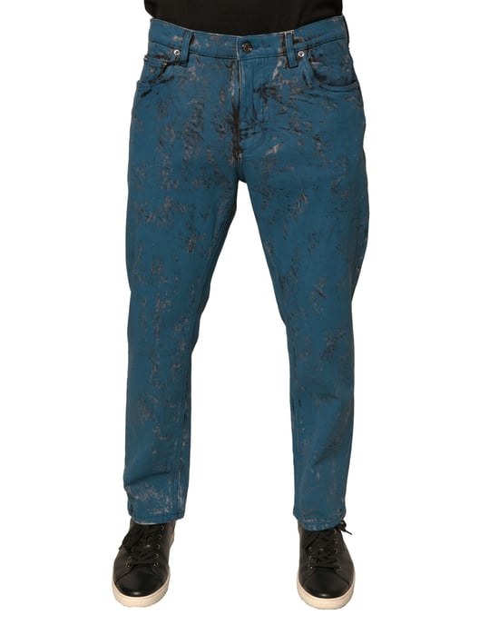 Sprayedeffect Denim Jeans Pan76092 - Image 1