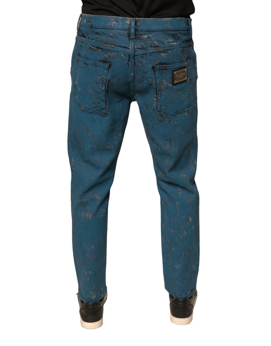 Sprayedeffect Denim Jeans Pan76092 - Image 4