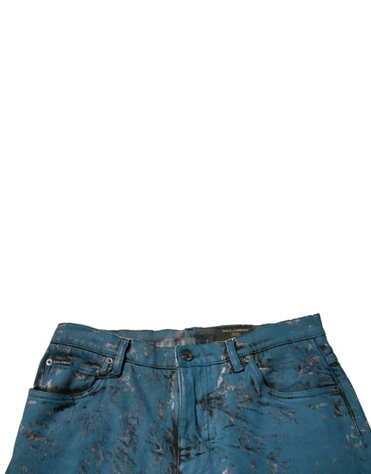 Sprayedeffect Denim Jeans Pan76092 - Image 5