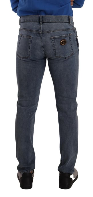 Twotone Distressed Denim Jeans - Image 3