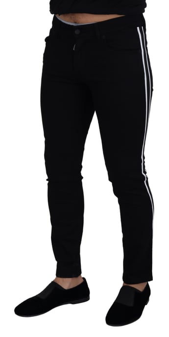 Slim fit jeans med sidostråk - Image 2