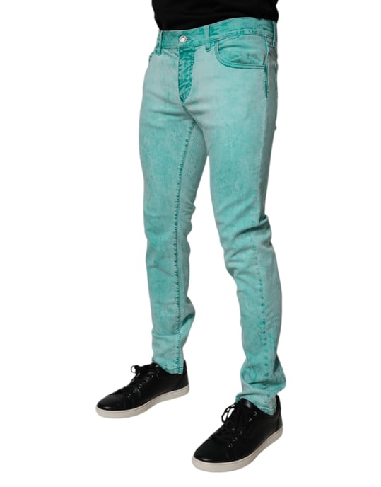 Slim Fit Acid Wash Jeans - Image 3