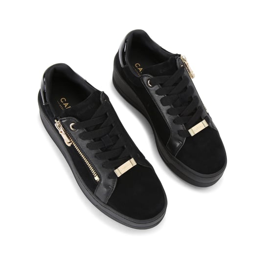 Carvela Suede Connected Zip Sneakers - Image 2