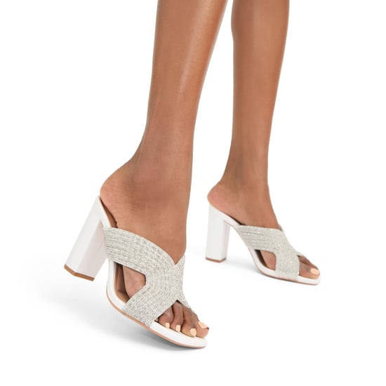 Carvela  Paparazzi Pearl Block Sandals - Image 5