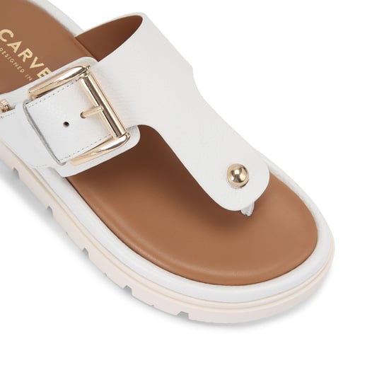 Carvela Leather Pavilion T Bar Mule Mules - Image 4