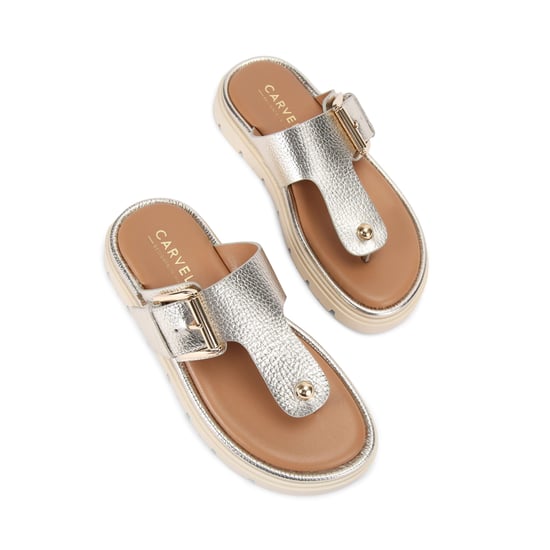 Carvela Leather Pavilion T Bar Mule Mules - Image 2