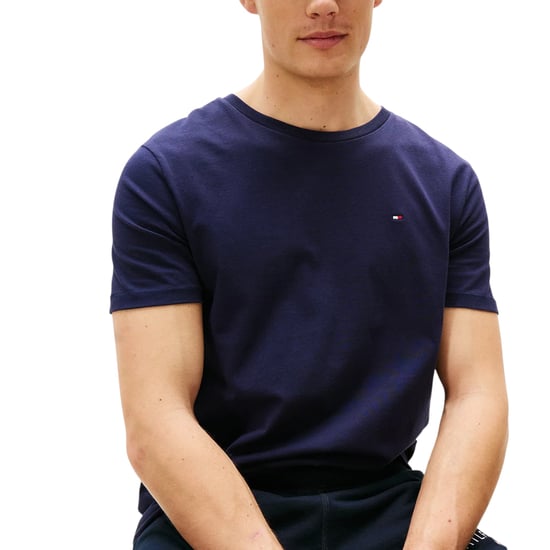 Tommy Hilfiger Mens T Shirts Crew Neck Short Sleeve Summer New Cotton Top Tee - Image 3
