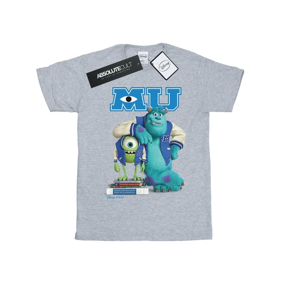 Disney Mens Monsters University Poster T-Shirt (Sports Grey) - Image 1