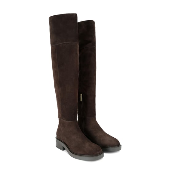 Carvela Suede Napoli Otk Boots - Image 2