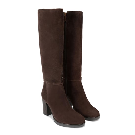 Carvela Suede Silver Knee Boots - Image 2