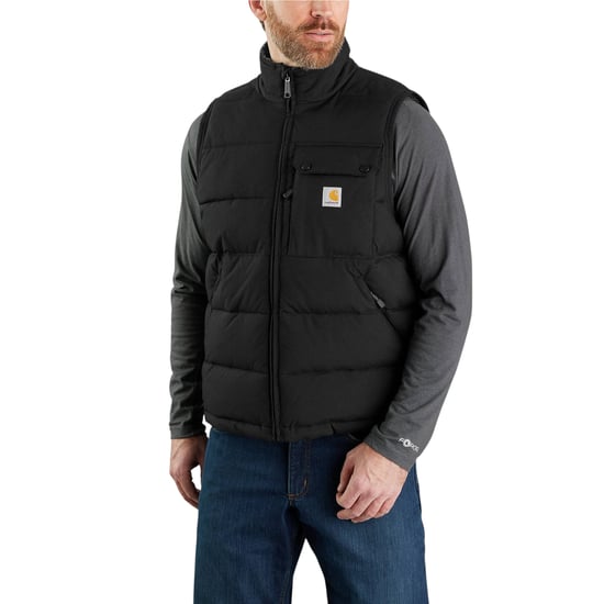 Carhartt Mens Puffer Gilets WIP Rain Defender Insulated Montana Loose Fit Vest - Image 1
