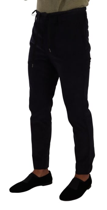 Casual Trousers Wool Drawstring Pants - Image 4