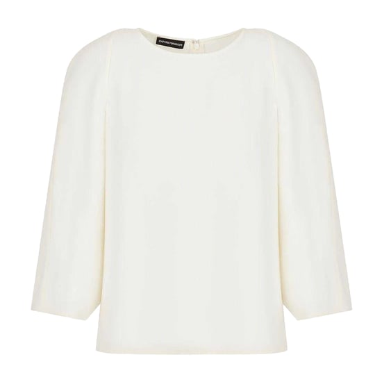 Emporio Armani Dames Effen Top (Wit) - Image 1