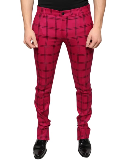 Roze Geruite Broek Pt0776 - Image 2