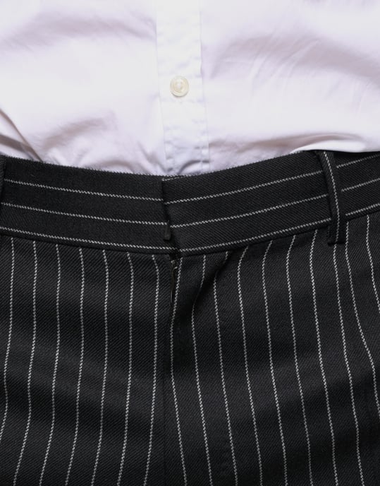 Klassiek Pasvorm Pinstripe Broek - Image 5