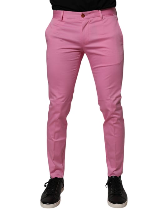 Slanke Pasvorm Roze Broek - Image 1