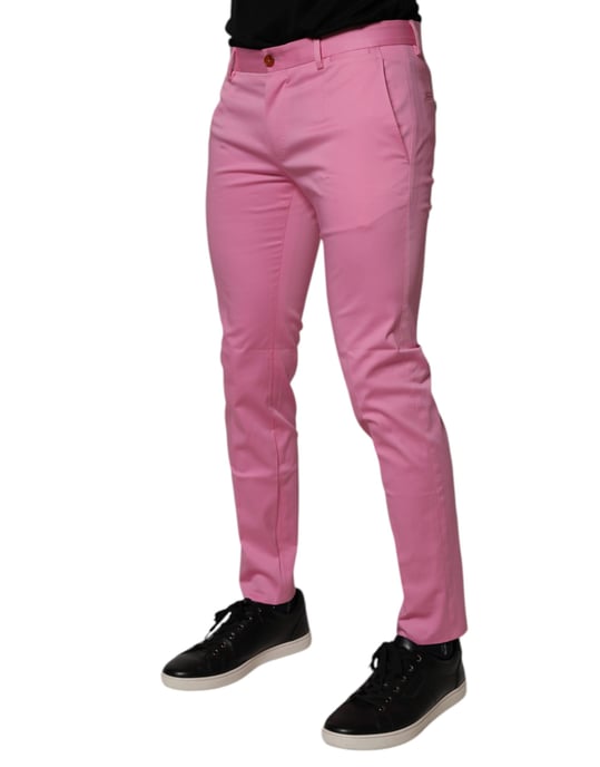 Slanke Pasvorm Roze Broek - Image 3