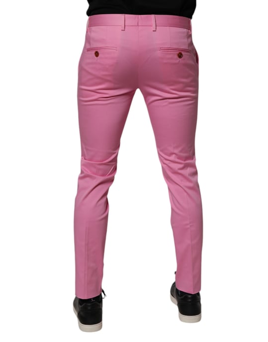 Slanke Pasvorm Roze Broek - Image 4